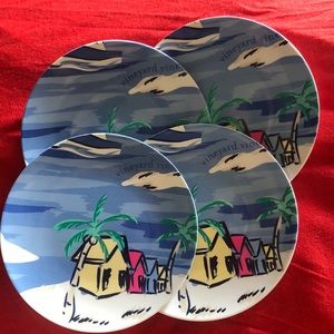 4 appetizer plates from vineyard vines for Target